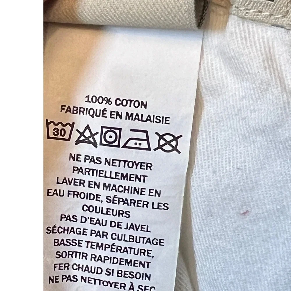 LL Bean Mens Cargo Pants Natural Fit 36x30 Khaki Tan Cotton Utility Trousers
